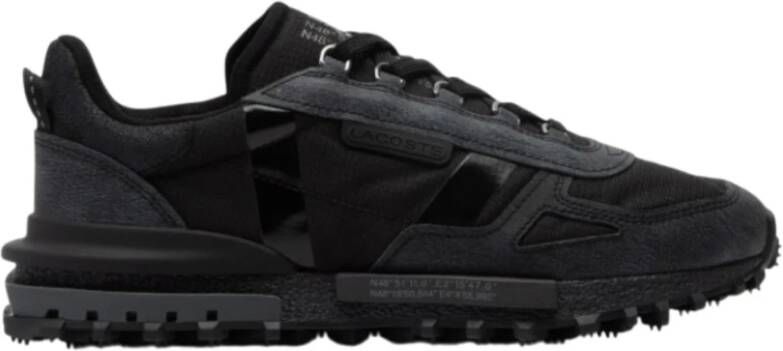 Lacoste Elite Active Mesh en leren sneakers - Foto 2