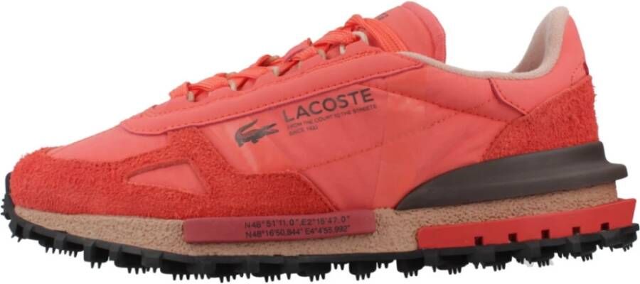 Lacoste Elite Active Sneakers Orange Dames