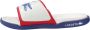 Lacoste Croco 1.0 Serve Slide Dual 1241cma Sandalen & Slides Schoenen OFF WHT BLU RED maat: 44.5 beschikbare maaten:39.5 40.5 42 43 44.5 46 47 - Thumbnail 1