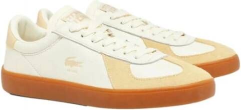 Lacoste Gele Baseshot Pro Leren Sneakers