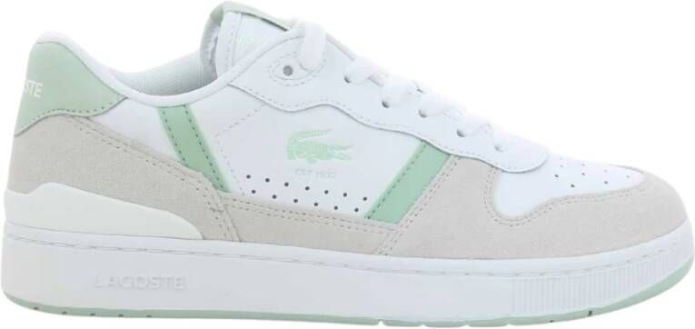 Lacoste Groene Damesschoen T-Clip SET White Dames