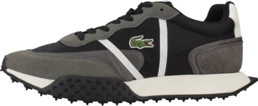 Lacoste Vintage-geïnspireerde hardloopschoen met moderne details Black Heren