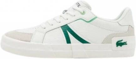 Lacoste Witte Sneakers L004 0722 2 CMA Wit Heren