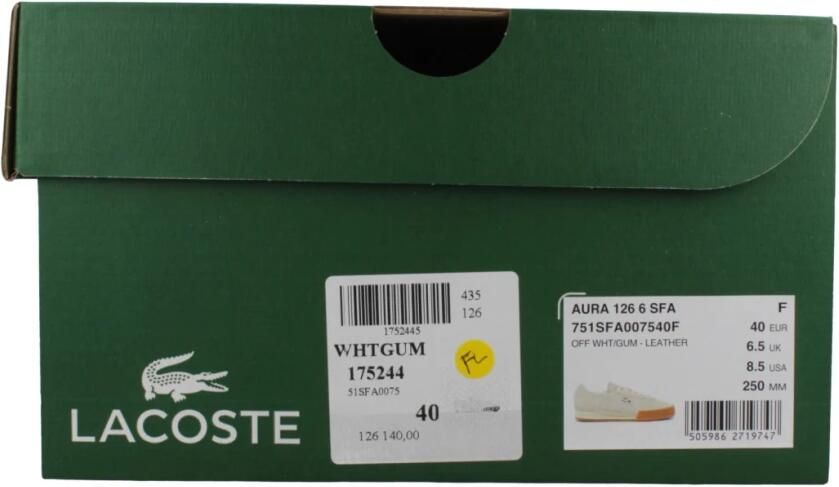 Lacoste Aura Leren Sneakers - Foto 3