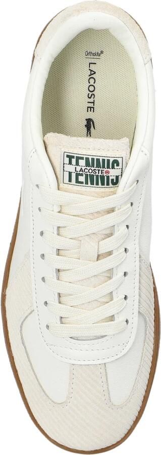 Lacoste dames sneaker Baseshot D II suède en leder beige - Foto 3
