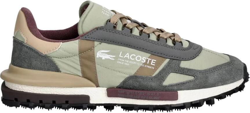Lacoste Sneakers met echt leer met suède Model 'Elite Active'