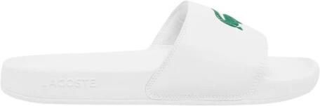 Lacoste Geprinte synthetische slippers