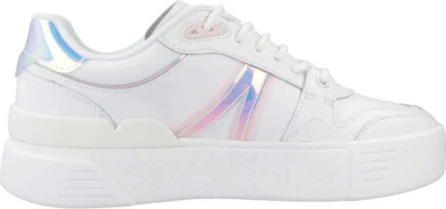 Lacoste 47SFA0054 L002 Evo 124 5 SFA Damestrainers 1Y9-Wht-Lt.Roze