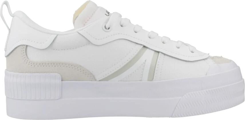 Lacoste Platform Sneakers met Contrast