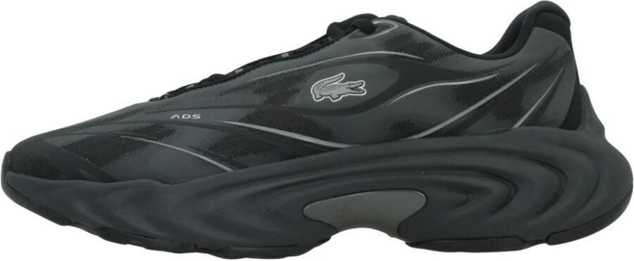 Lacoste Spinor Sneakers Heren Zwart Mesh Synthetisch