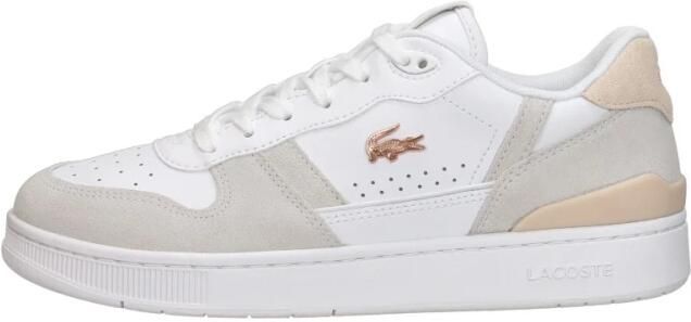 Lacoste T Clip SET Dames Sneakers Wit Roze - Foto 3