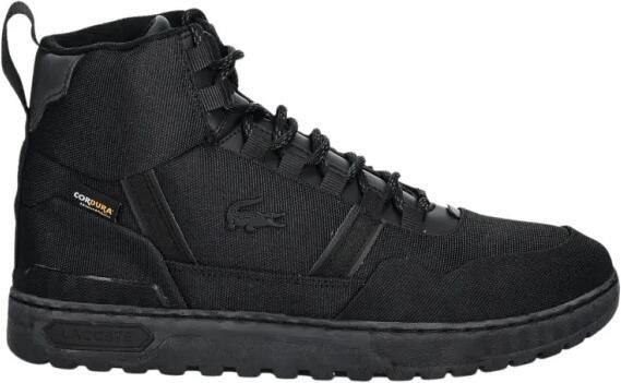 Lacoste T-Clip Winter Mid 224 Heren Winterschoenen Sneakers Cordura Zwart 748SMA004002H