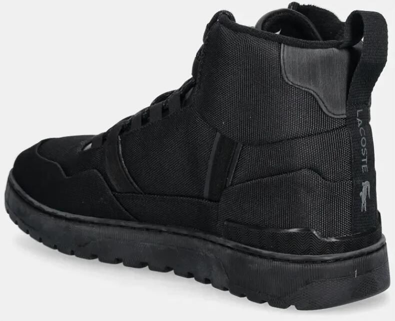 Lacoste T-Clip Winter Mid 224 Heren Winterschoenen Sneakers Cordura Zwart 748SMA004002H - Foto 5