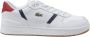 Lacoste Witte leren lage sneakers met rubberen zool White Heren - Thumbnail 12