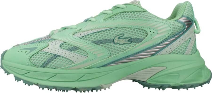 Lacoste L003 Neo Heren Schoenen Groen Maat: 40.5 Mesh Synthetisch Foot Locker