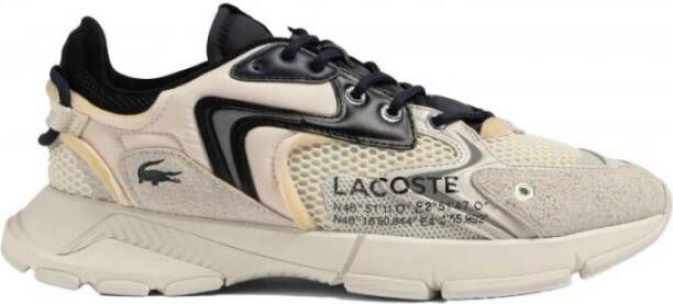 LACOSTE Lage Sneakers Heren L003 Neo 5 Leatherlook Beige - Foto 12