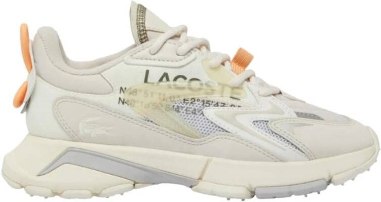 Lacoste Neo Tech Sneakers met Premium Materialen Beige Dames