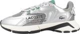 Lacoste Neo Textiel en Leren Sneakers Gray Dames - Grijs