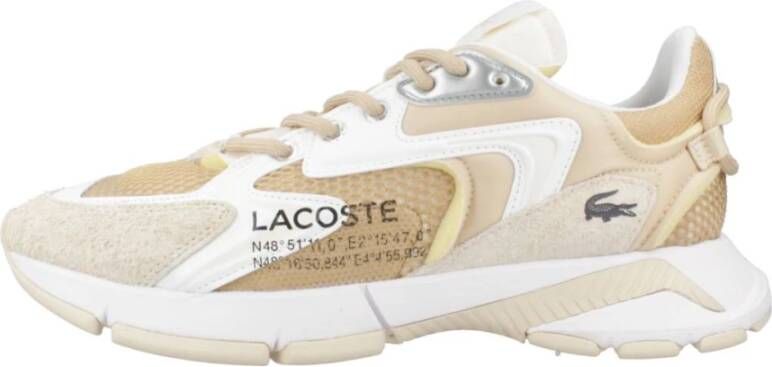 Lacoste Neo Textiel Sneakers Beige Heren