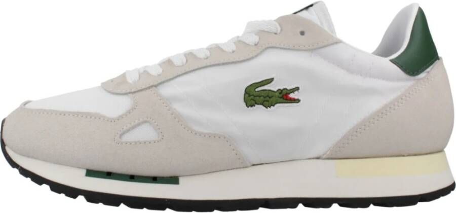 Lacoste Partner 70s Textiel Sneakers White Heren