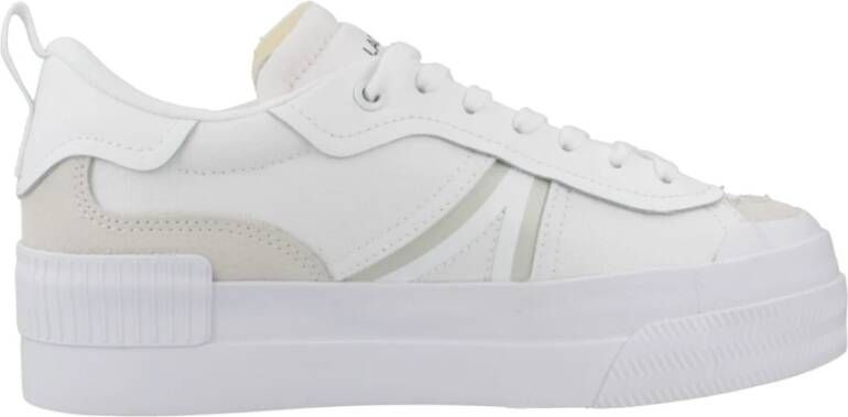 Lacoste L004 Platform Lifestyle in wit formaten: 37.5