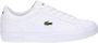 Lacoste Powercourt 0721 1 Suj (gs) Basketball Schoenen white white maat: 37 beschikbare maaten:35 36 37 38 39 - Thumbnail 1