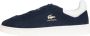 LACOSTE Lage Sneakers Heren Baseshot Premium Maat: 45 Materiaal: Nubuck Kleur: Blauw - Thumbnail 3