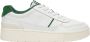 Lacoste Premium leren wit groene sneakers Multicolor Heren - Thumbnail 1
