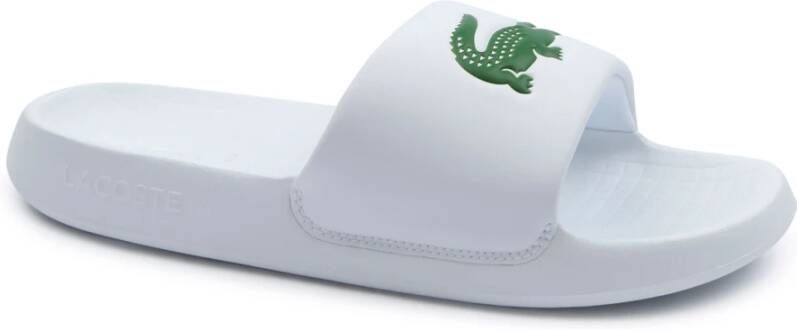 Lacoste Serve Slide Slippers Wit Heren