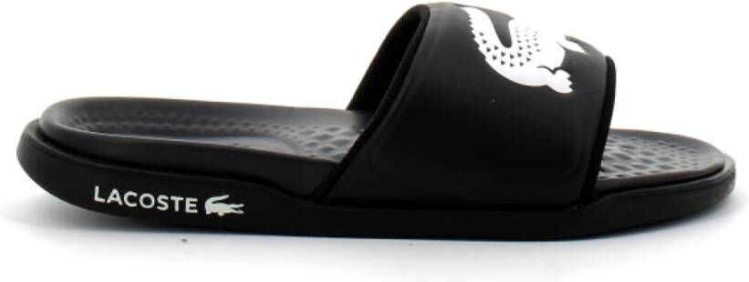 Lacoste Croco Dualiste Blk Wht Schoenmaat 46 Slides & sandalen 43CMA0020 - Foto 5