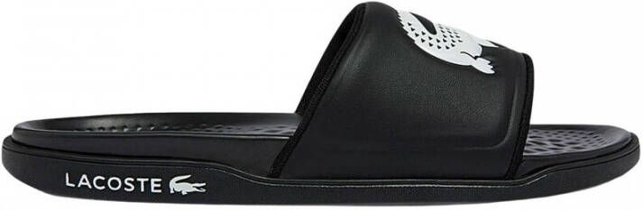 Lacoste Croco Dualiste Blk Wht Schoenmaat 46 Slides & sandalen 43CMA0020 - Foto 5