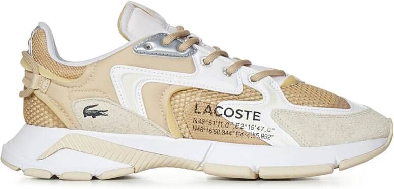 LACOSTE Lage Sneakers Heren L003 Neo Maat: 42 Materiaal: Leer Kleur: Beige - Foto 3