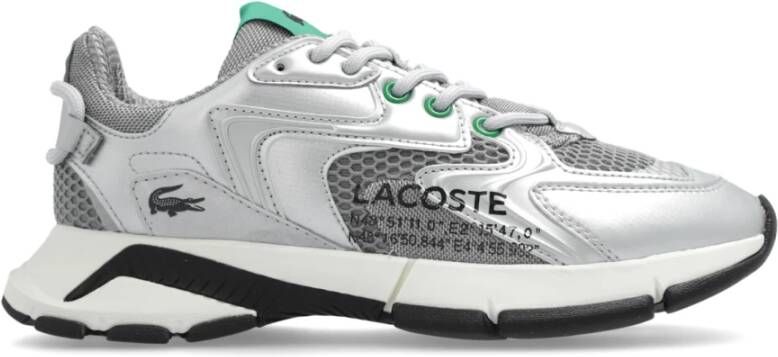 Lacoste Neo Textiel en Leren Sneakers Gray