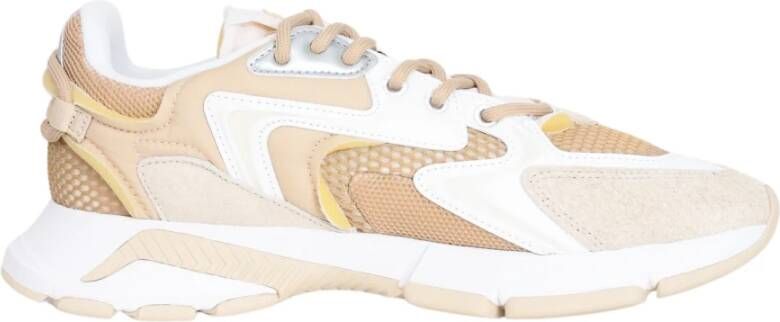 LACOSTE Lage Sneakers Heren L003 Neo Maat: 42 Materiaal: Leer Kleur: Beige - Foto 6