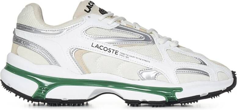 Lacoste Ademende Mesh Sneakers met Geëmbosseerde Details Multicolor Heren - Foto 3