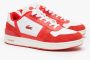 Lacoste sneaker T Clip rood wit - Thumbnail 2