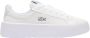 Lacoste Dames Ziane Plus Sneaker Wit White Dames - Thumbnail 6