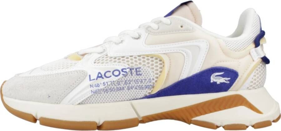 Lacoste Sneakers van leermix met contrastgarnering