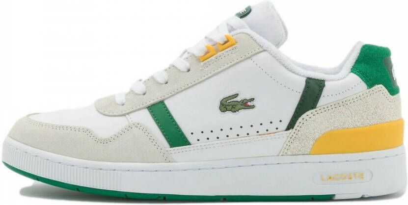 Lacoste T Clip 0722 2 Sma Wht Grn Schoenmaat 42 1 2 Sneakers 43SMA0061 - Foto 10