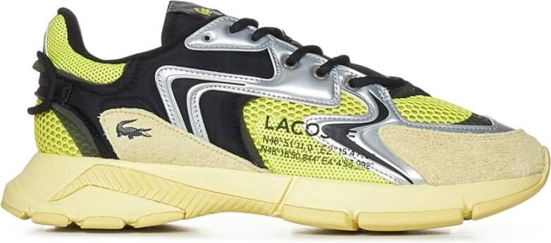 Lacoste Contrast Sneakers L003 NEO Geel Zwart Multicolor Heren