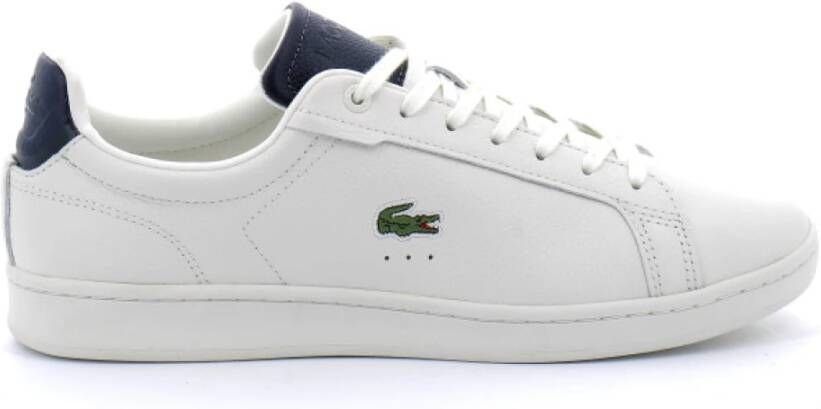 Lacoste Stijlvolle herensneakers van leer en stof White Heren