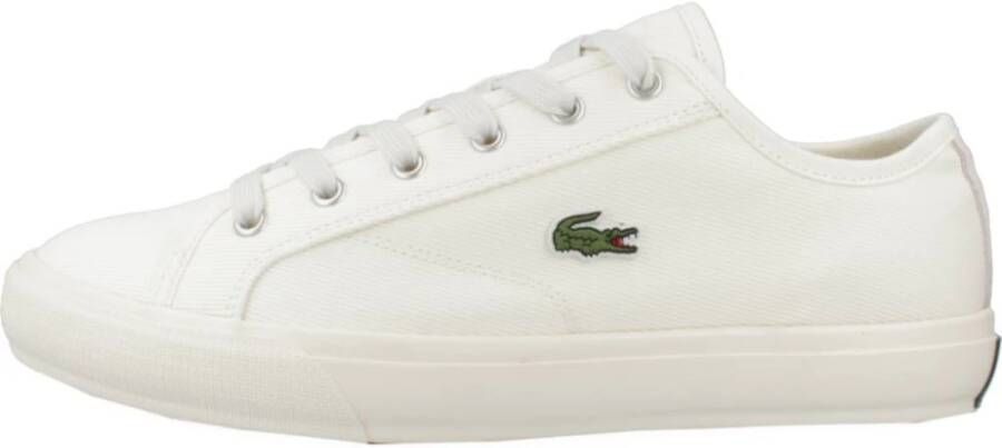 Lacoste Stijlvolle Textiel Backcourt Sneakers White Heren