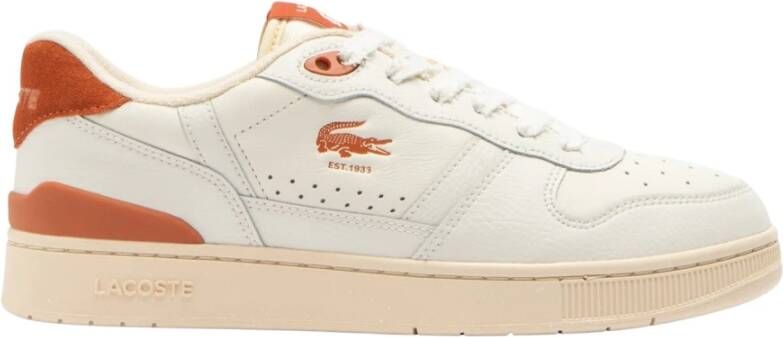 Lacoste T-Clip Leren Sneakers