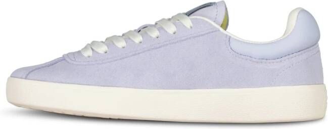 Lacoste Veloursleren Sneaker met Iconisch Detail Purple Dames