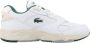 Lacoste Vintage Lage Leren Sneakers White Heren - Thumbnail 1