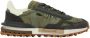 Lacoste Vintage Nylon Sneakers met Eigentijds Ontwerp Green Heren - Thumbnail 1