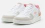 Lacoste Logo Sneaker Mat Leer Label Ingedrukt Vetersluiting White Dames - Thumbnail 9
