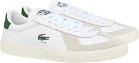 Lacoste Witte Baseshot Pro Leren Sneakers