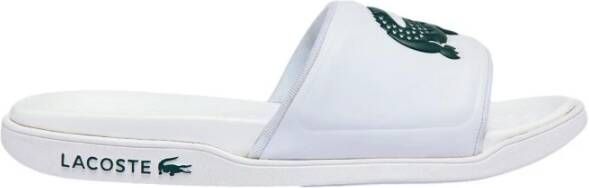Lacoste Witte Croco Dualiste Sandalen White Heren