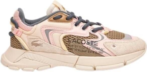 Lacoste Witte Elite Active 22 SFA Sneakers Roze Dames